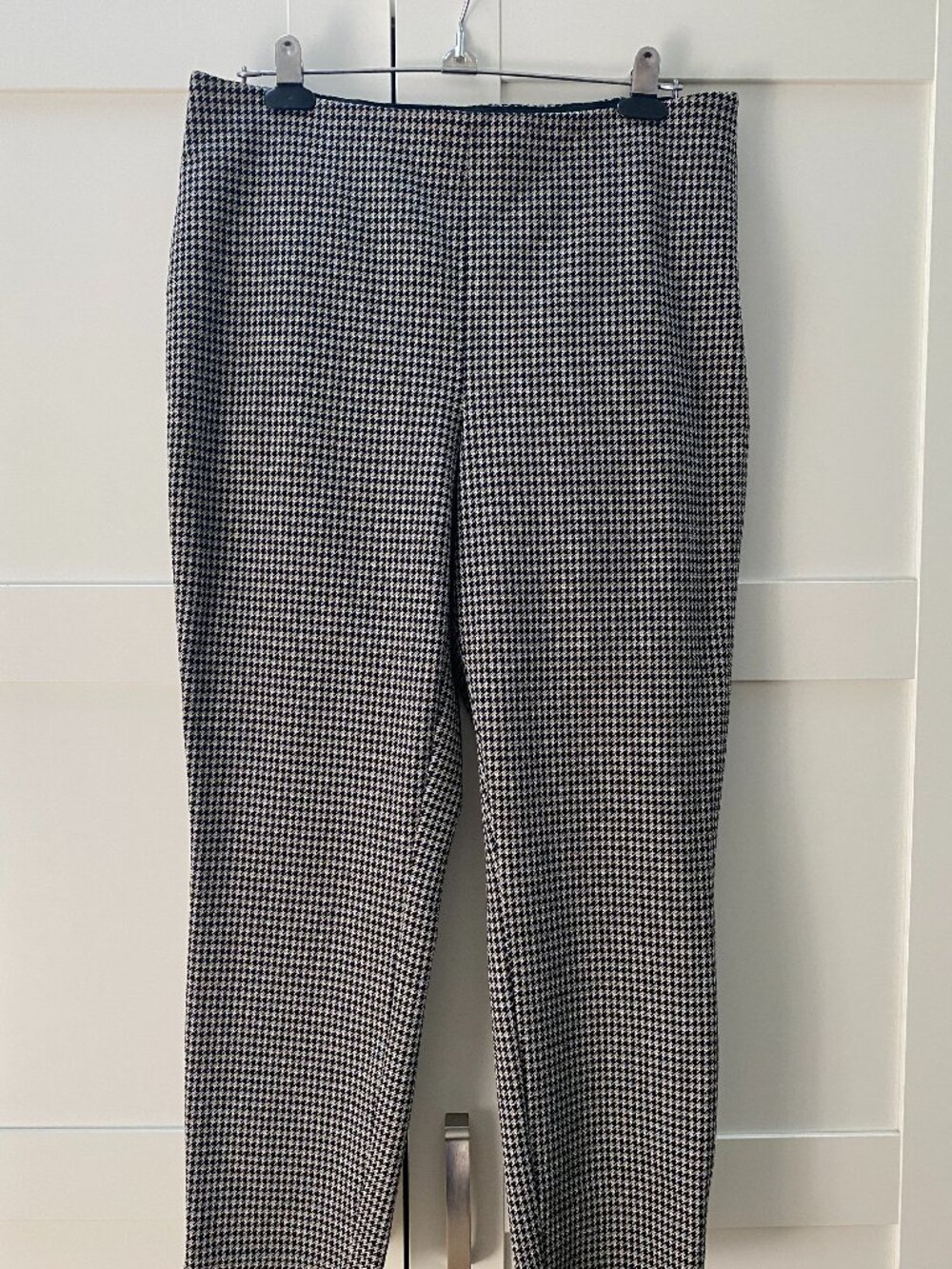 H&M Houndstooth Stretch Pants Size 12 *Dropped Hem*